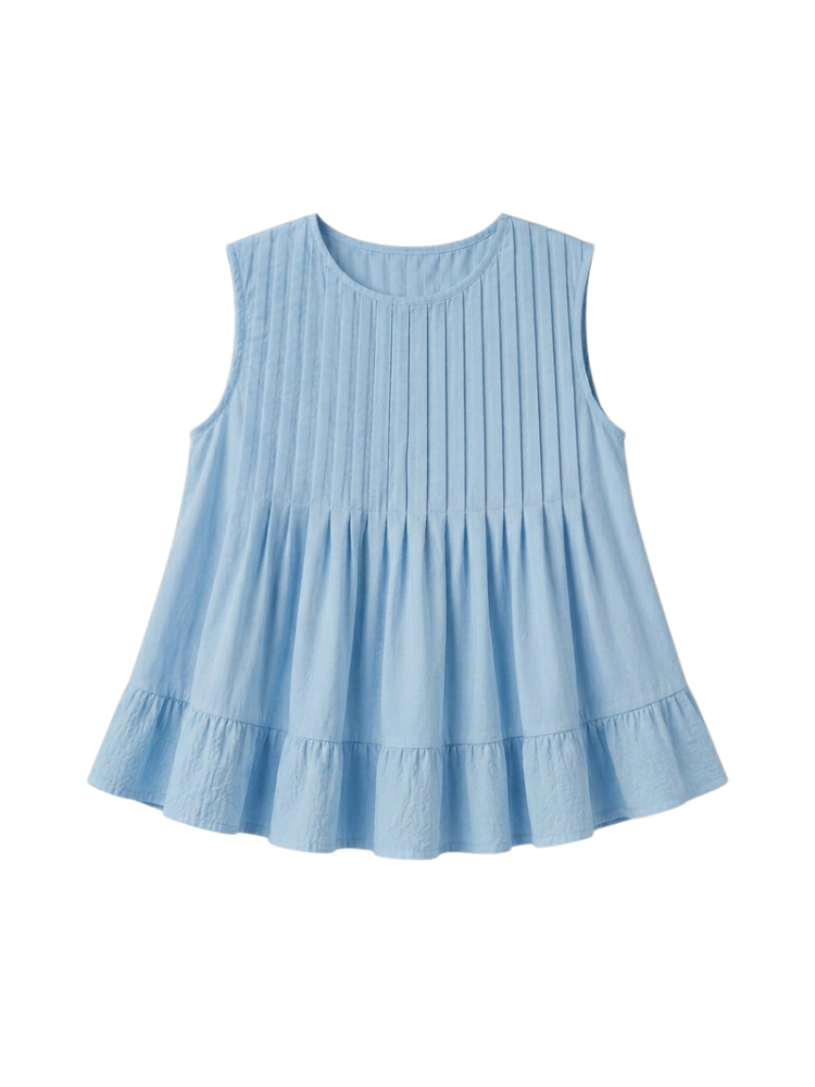 Fiamma – Ruffle Hem Sleeveless Top