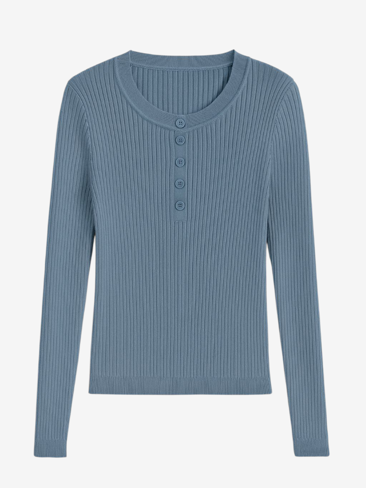 Maia - Button-Knit Sweater