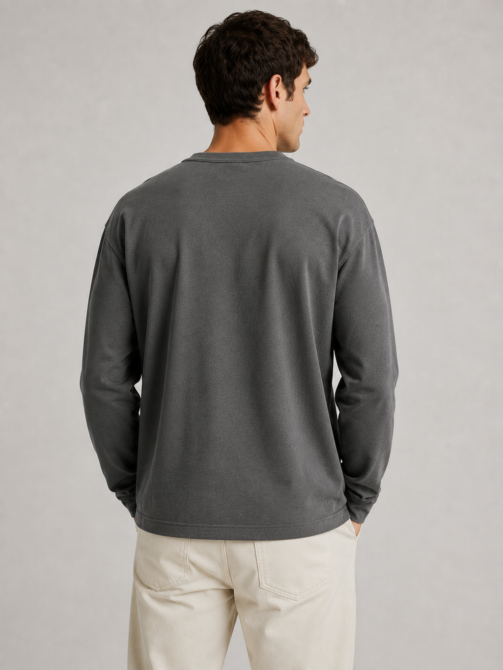Lucien – Heavyweight Cotton Henley Shirt