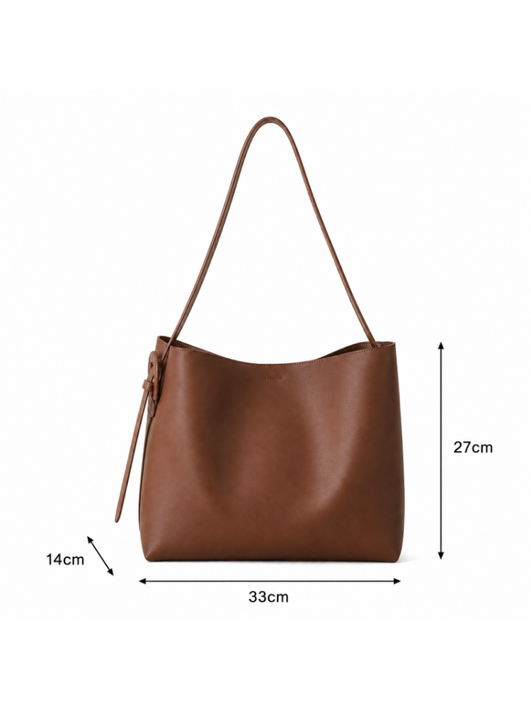 Marielle – Leather Shoulder Tote Bag