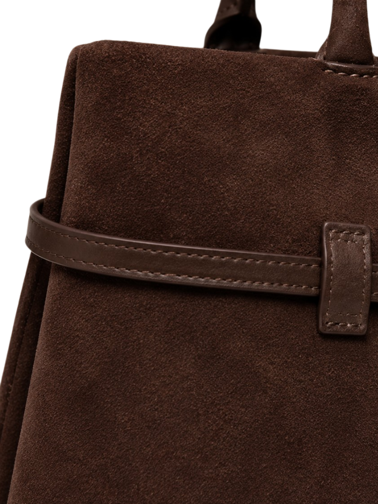 Valentina – Suede Leather Tote Bag