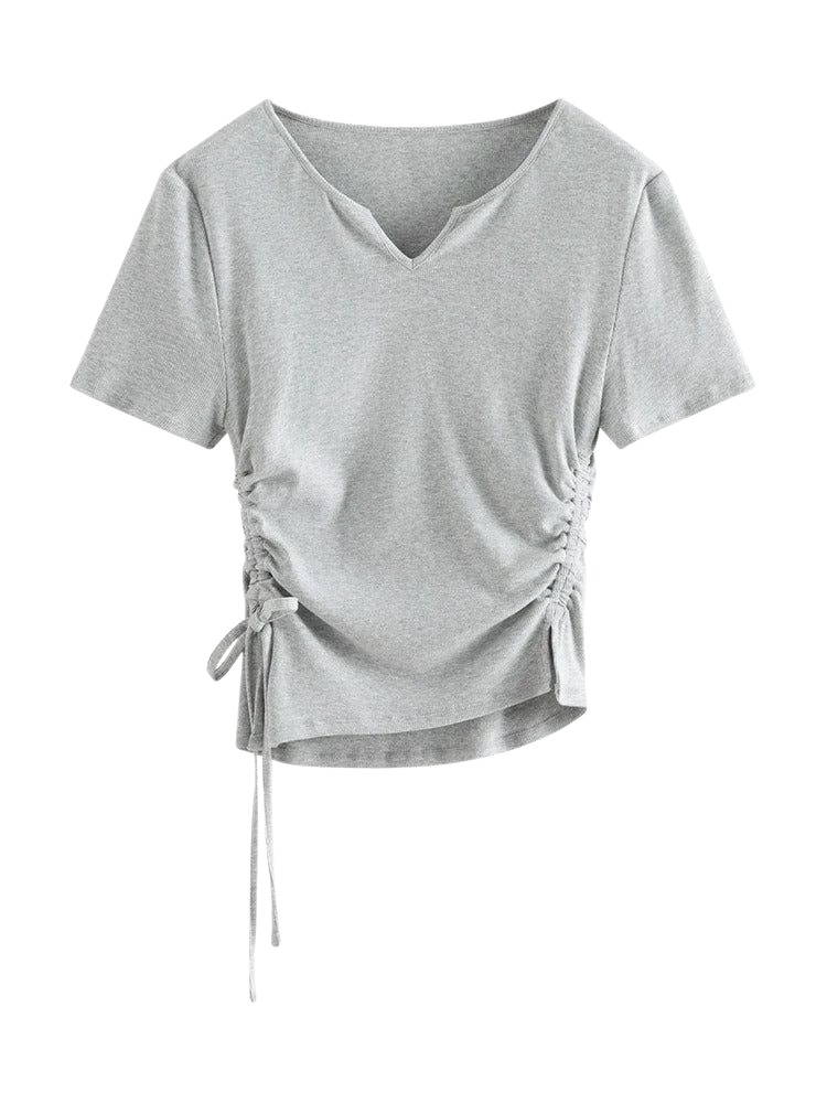 Vivano - Drawstring Knit Tee