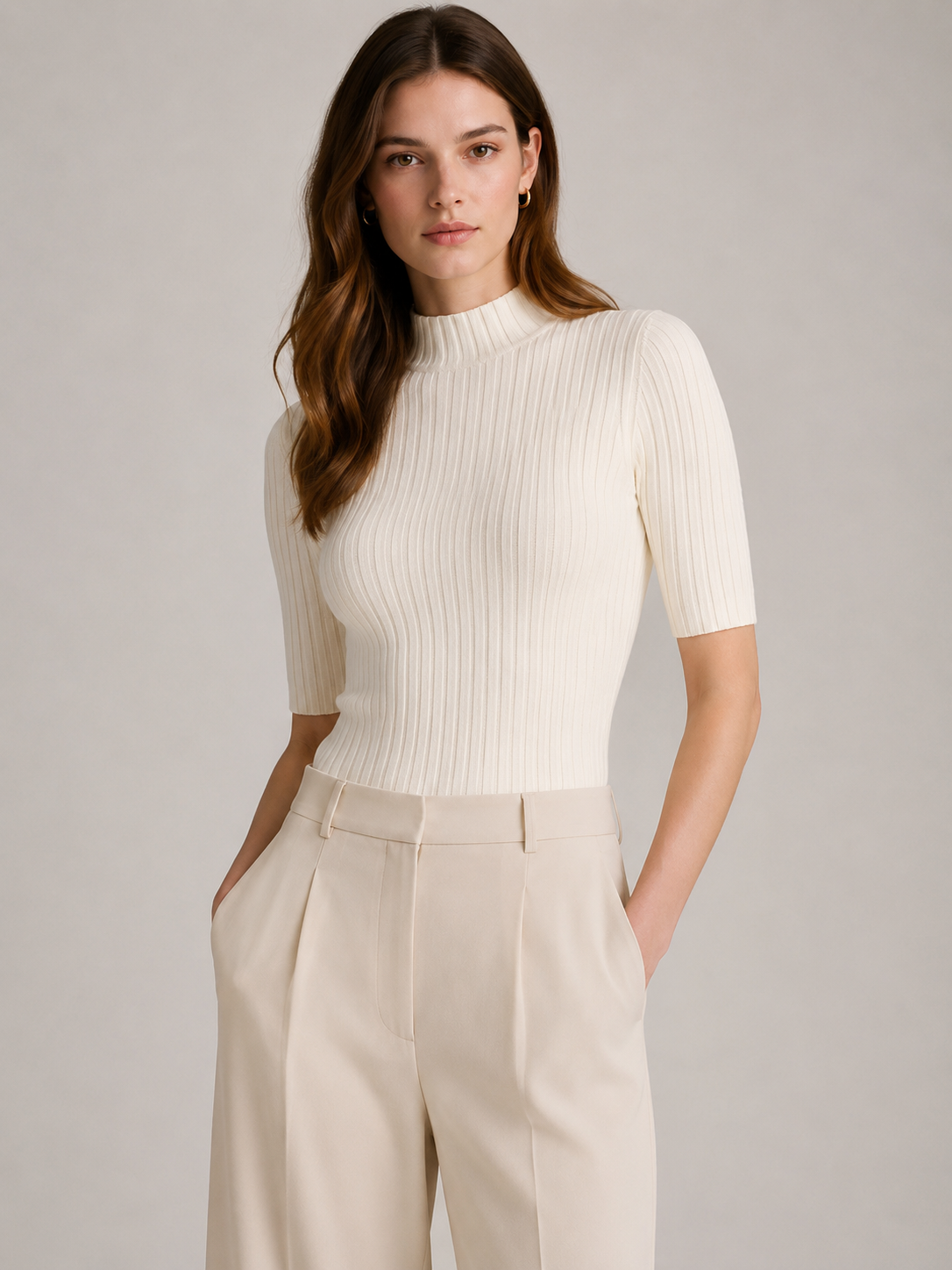 Vivo - Ribbed Knit Top