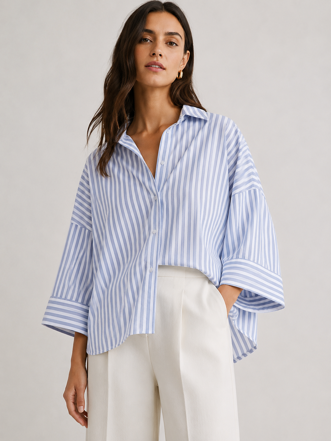 Riva – Wide-Sleeve Shirt