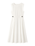 Vela – Sleeveless A-Line Midi Dress