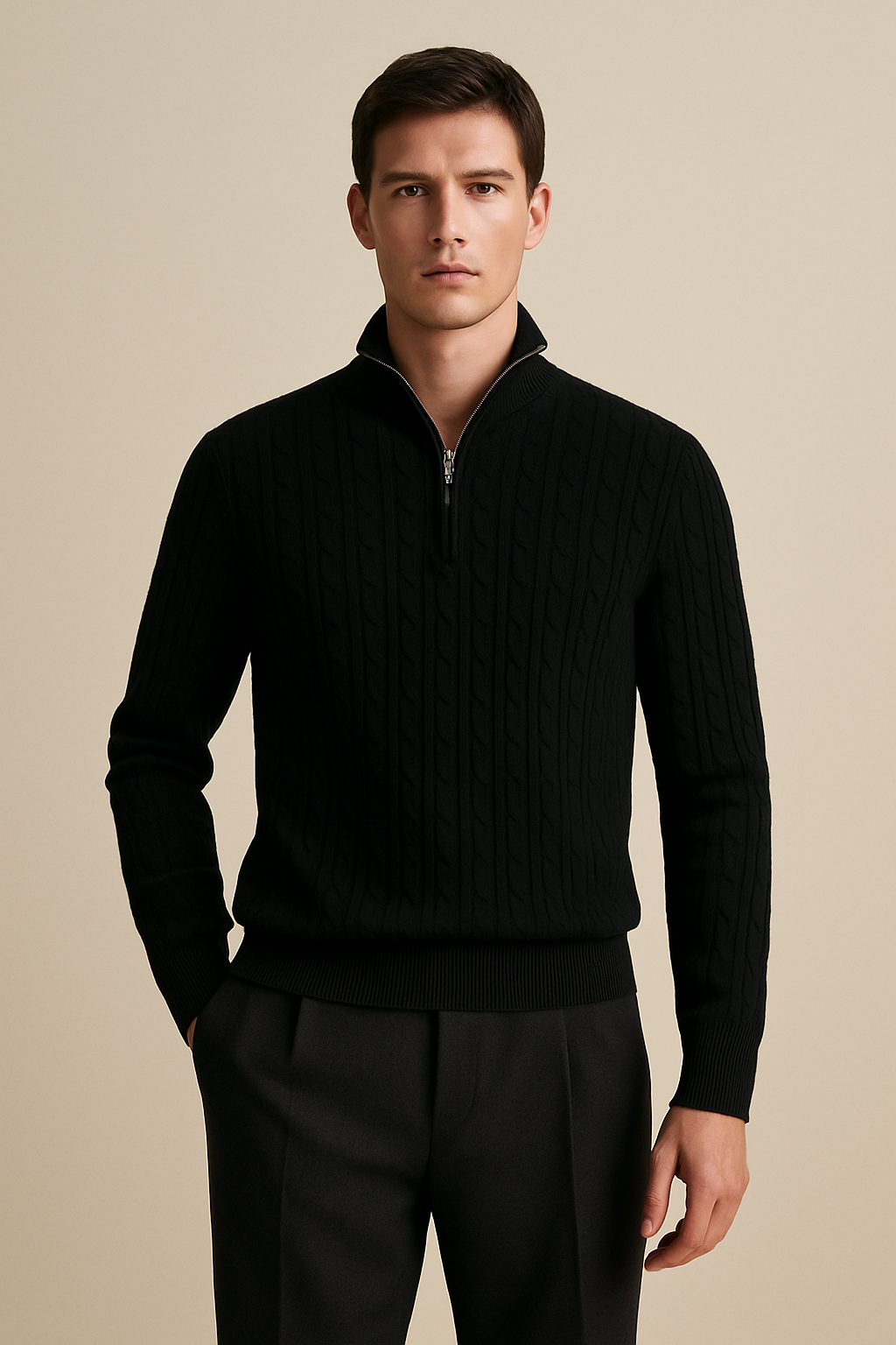 Leon - Half-Zip Sweater