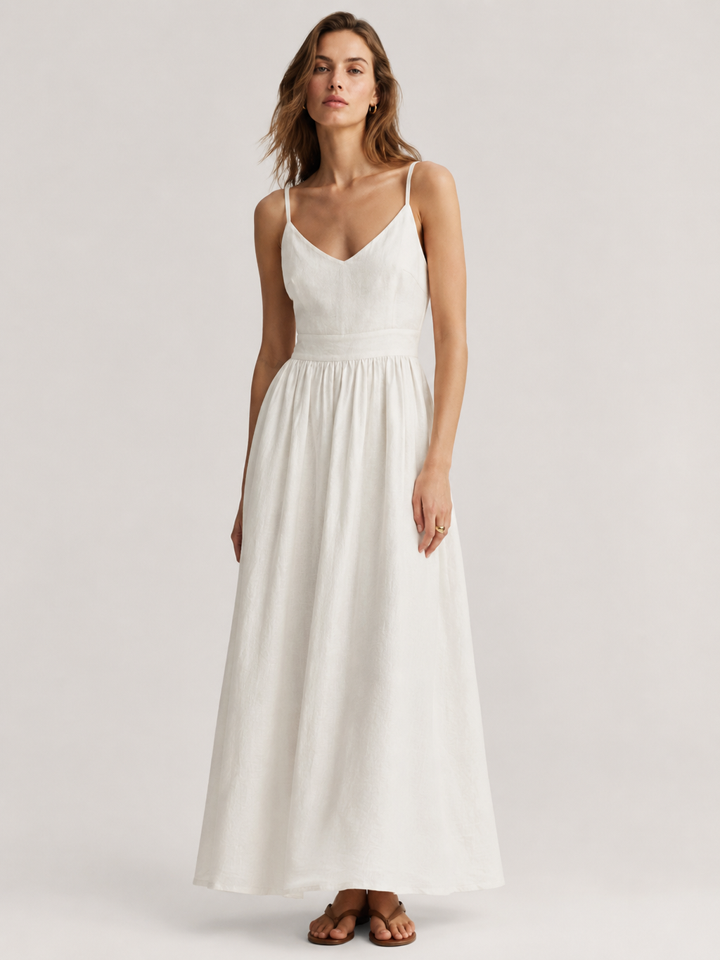 Altro – Cotton Linen Beach Maxi Dress