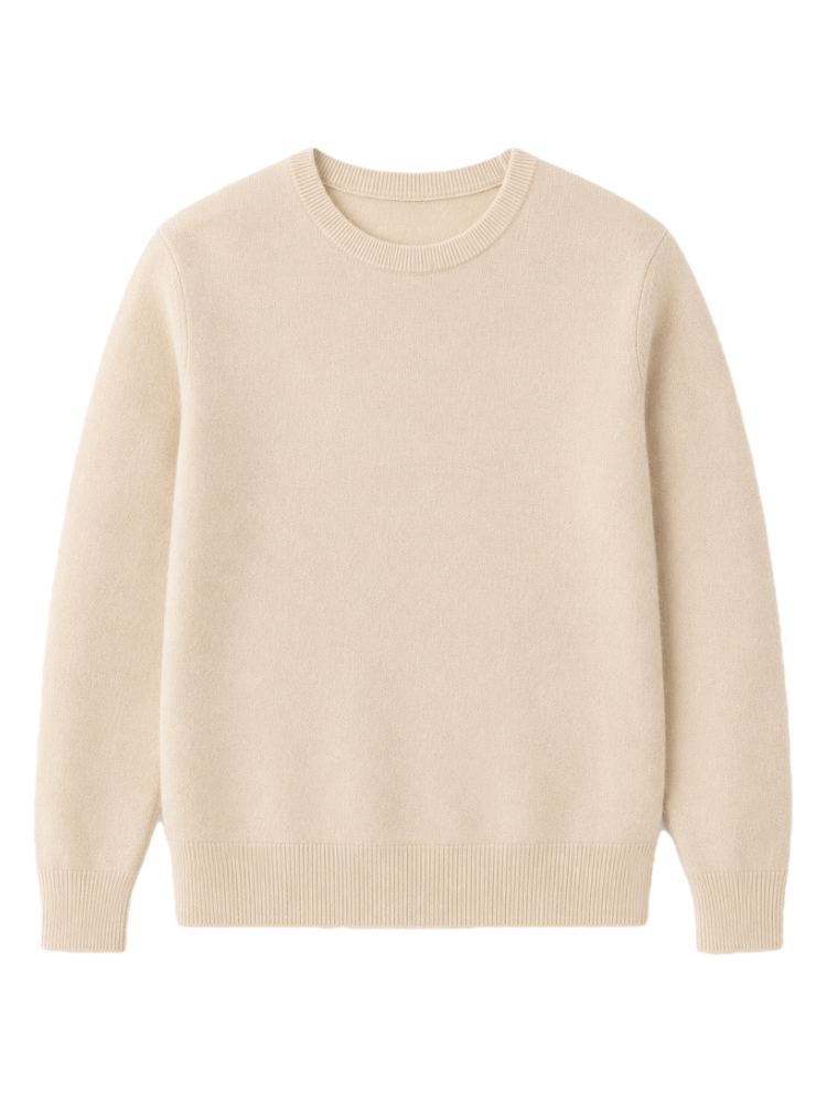 Sina – Pure Cashmere Crew Neck Sweater