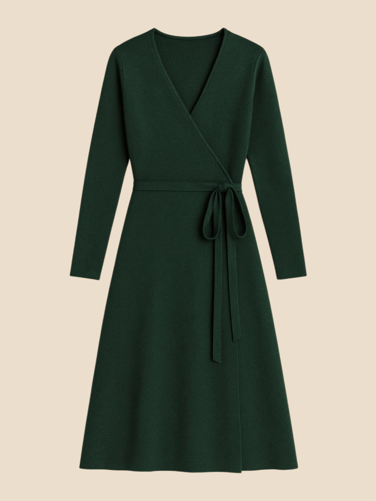 Nini - Wrap Knit Dress
