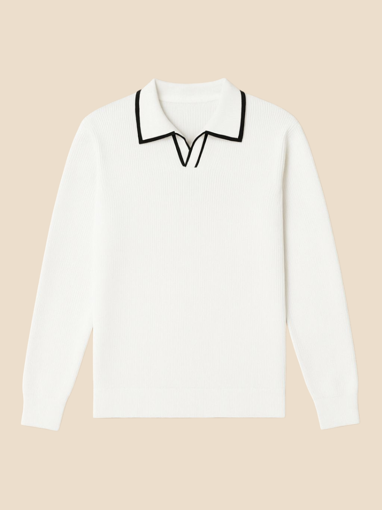 Roman - Knit Polo Sweater