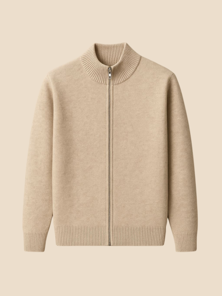 Oro - Merino Zip Cardigan