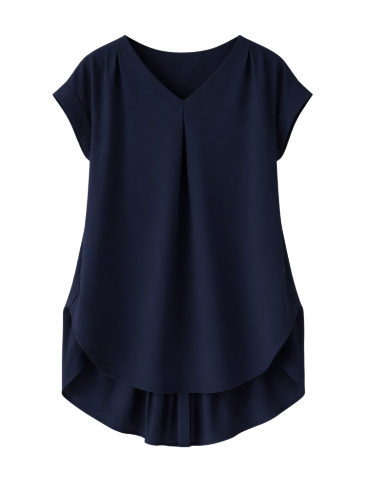 Raffaela – Pleated Back Chiffon Blouse