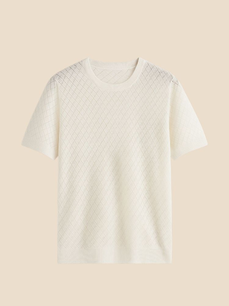 Verde – Diamond Knit T-Shirt