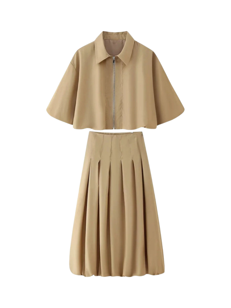 Arden – Pleated Midi Set