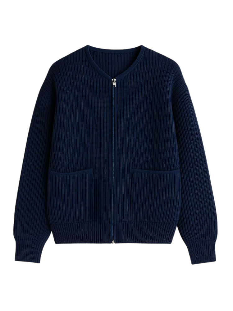 Harlow – Zip-Up Cardigan