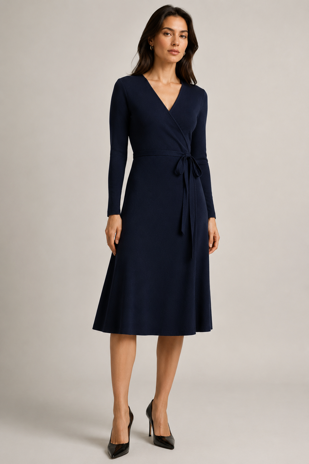 Nini - Wrap Knit Dress