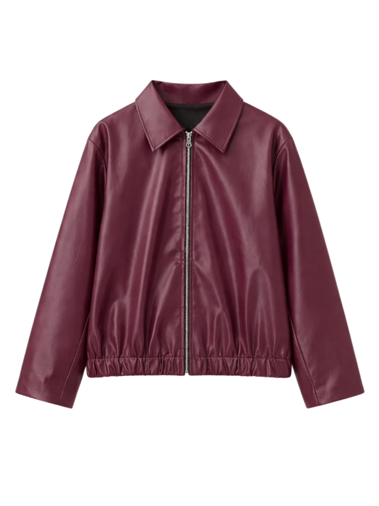Virella – Faux Leather Jacket