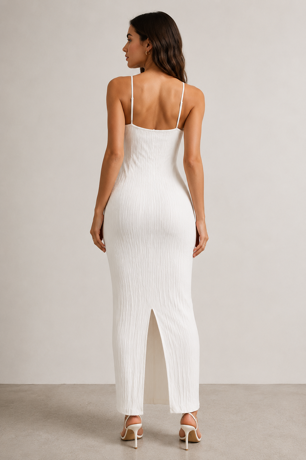 Mireya – Ruched Bodycon Split Dress