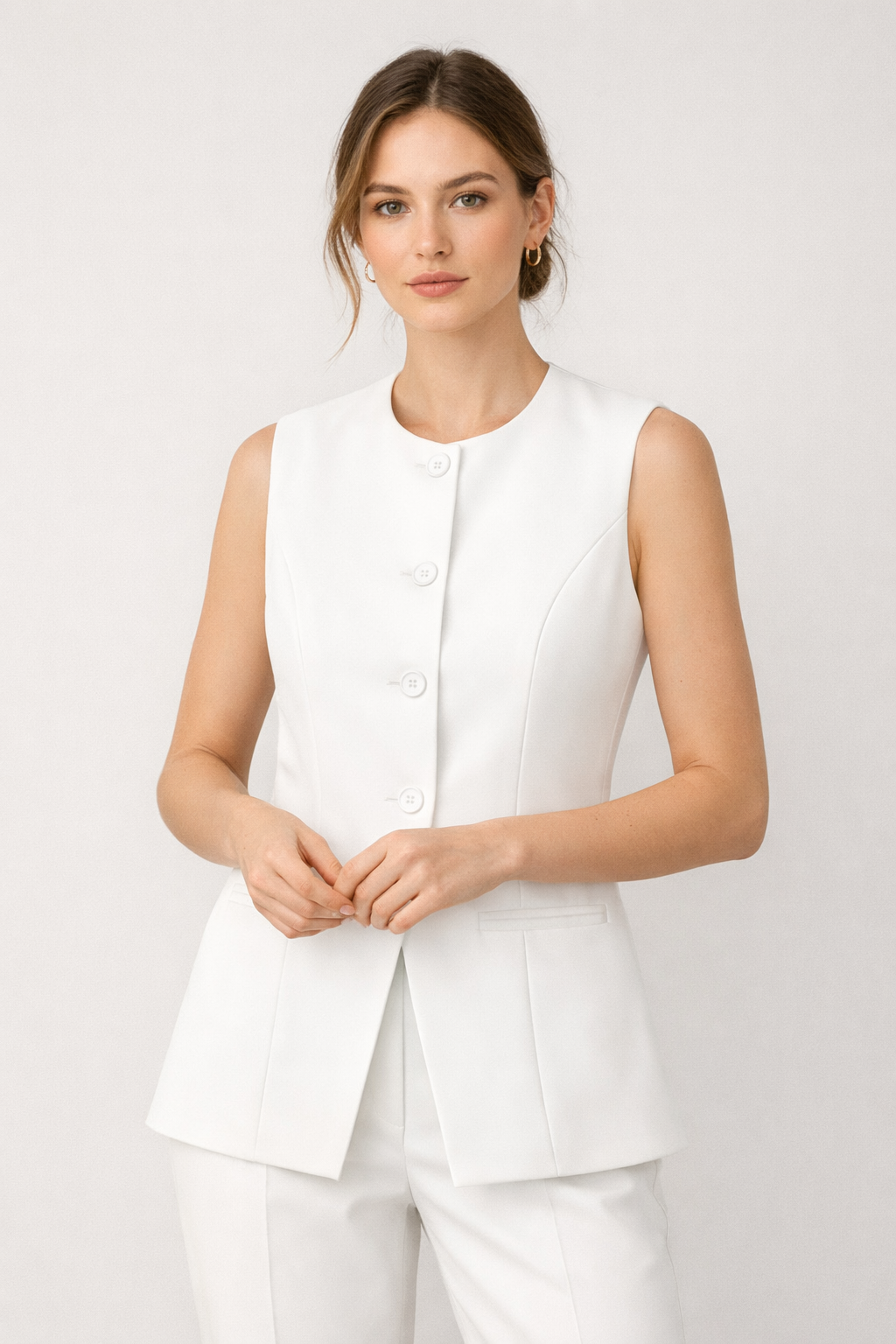 Sylva – Tailored Button Vest