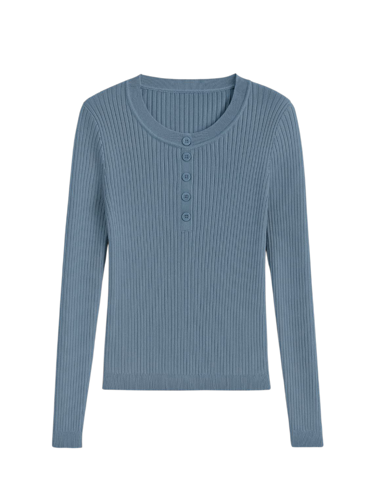 Maia - Button-Knit Sweater