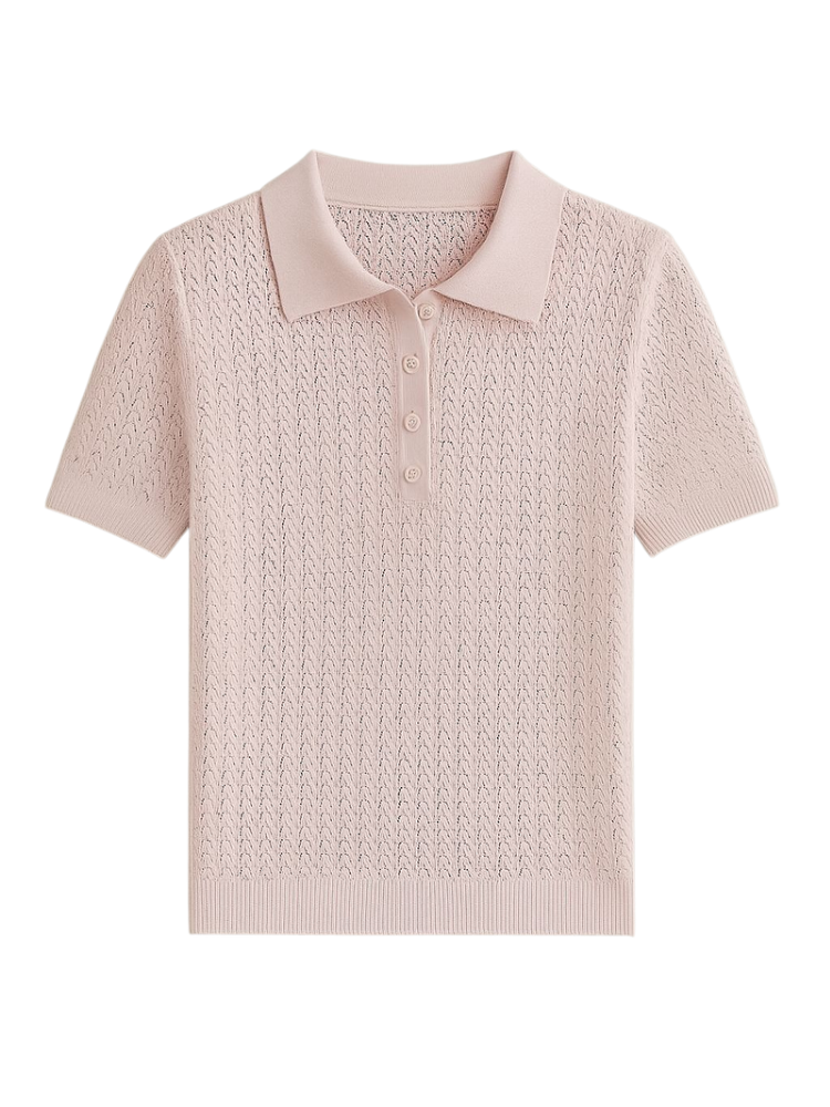 Elara - Knit Lapel Top