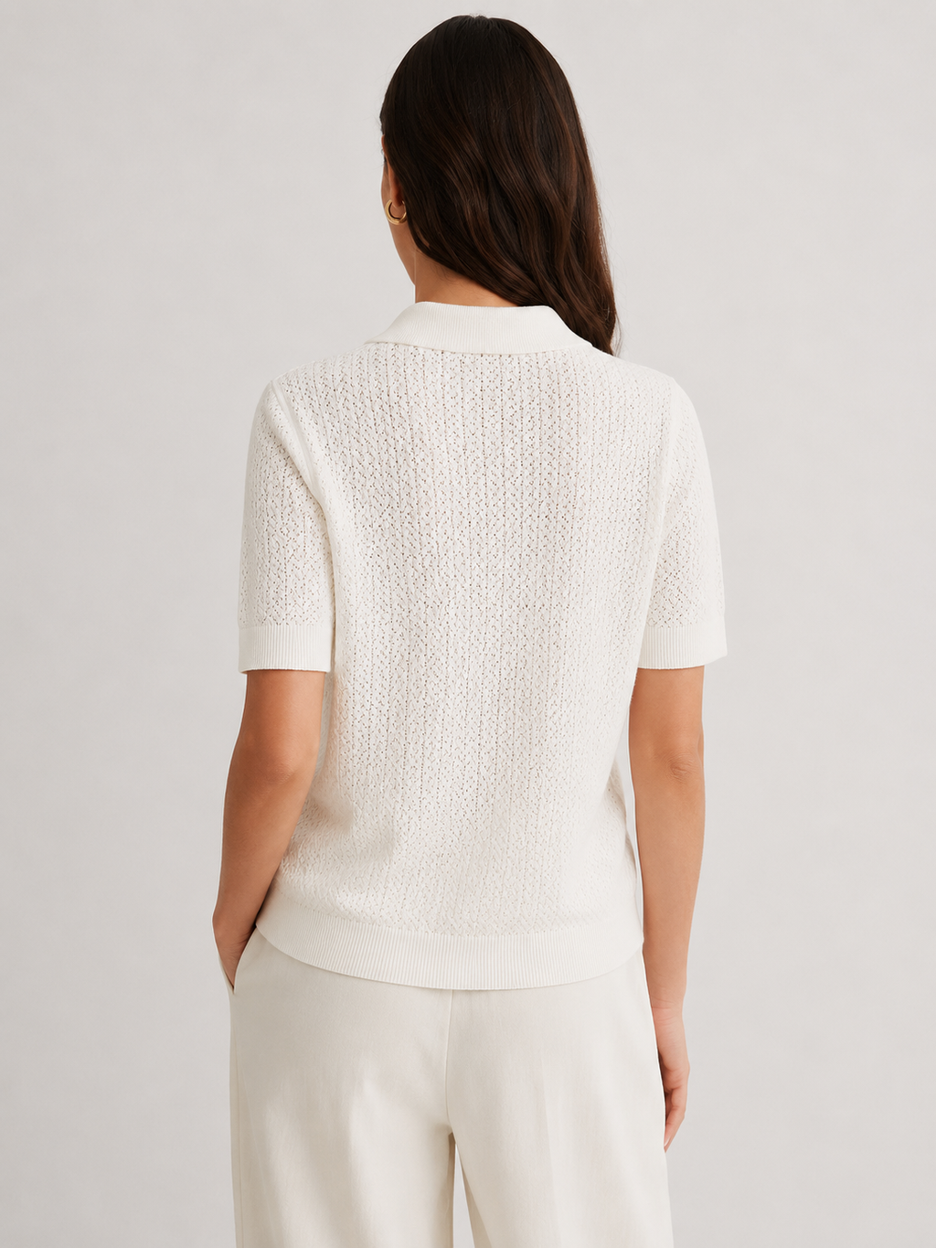 Elara - Knit Lapel Top