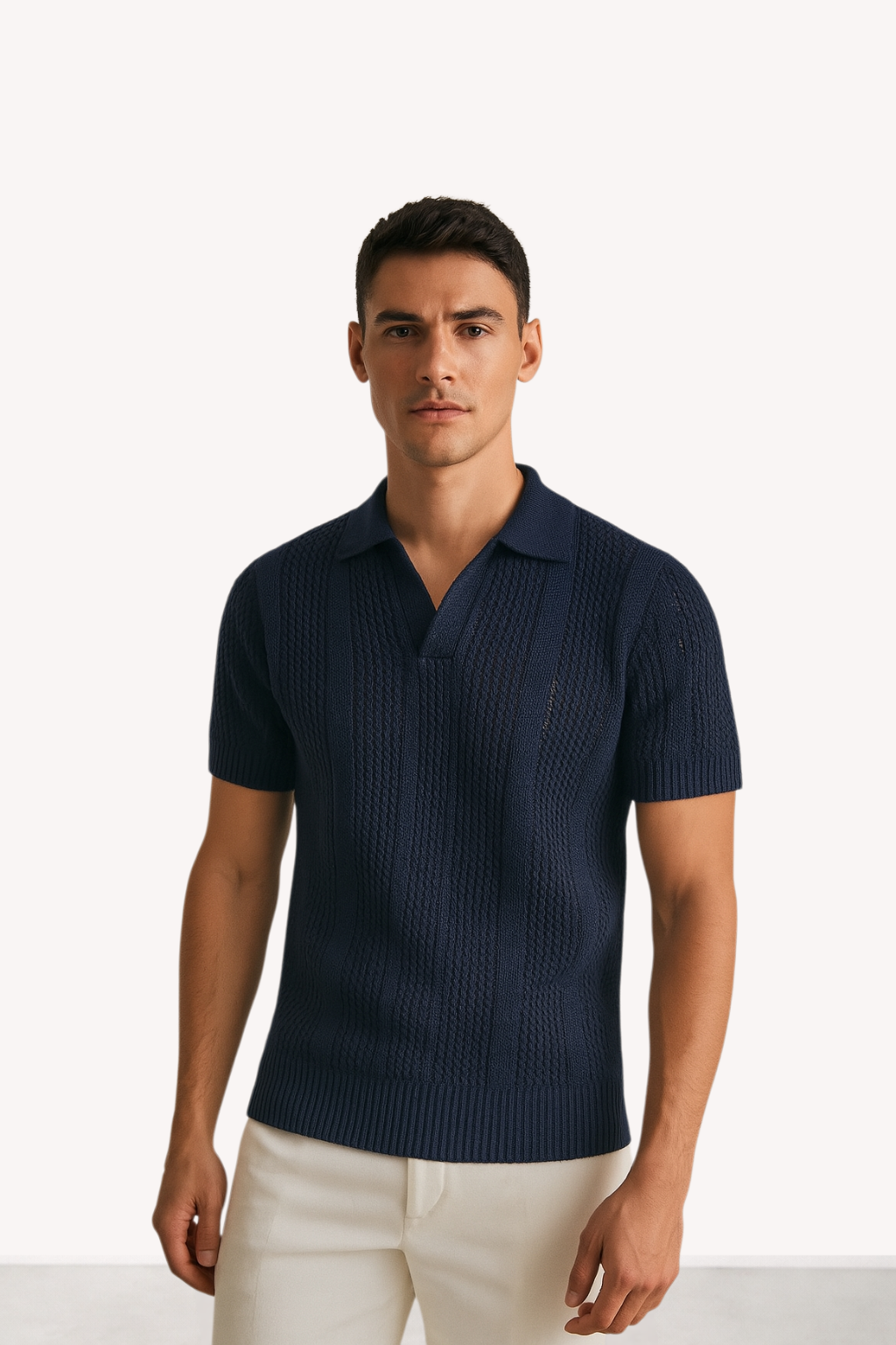 Renzo – Mesh Knit Polo