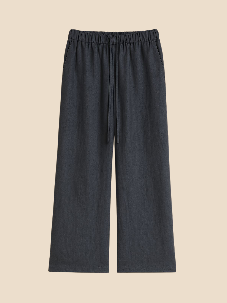Noa – Linen Wide-Leg Trousers