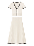Isla – White Skirt Set