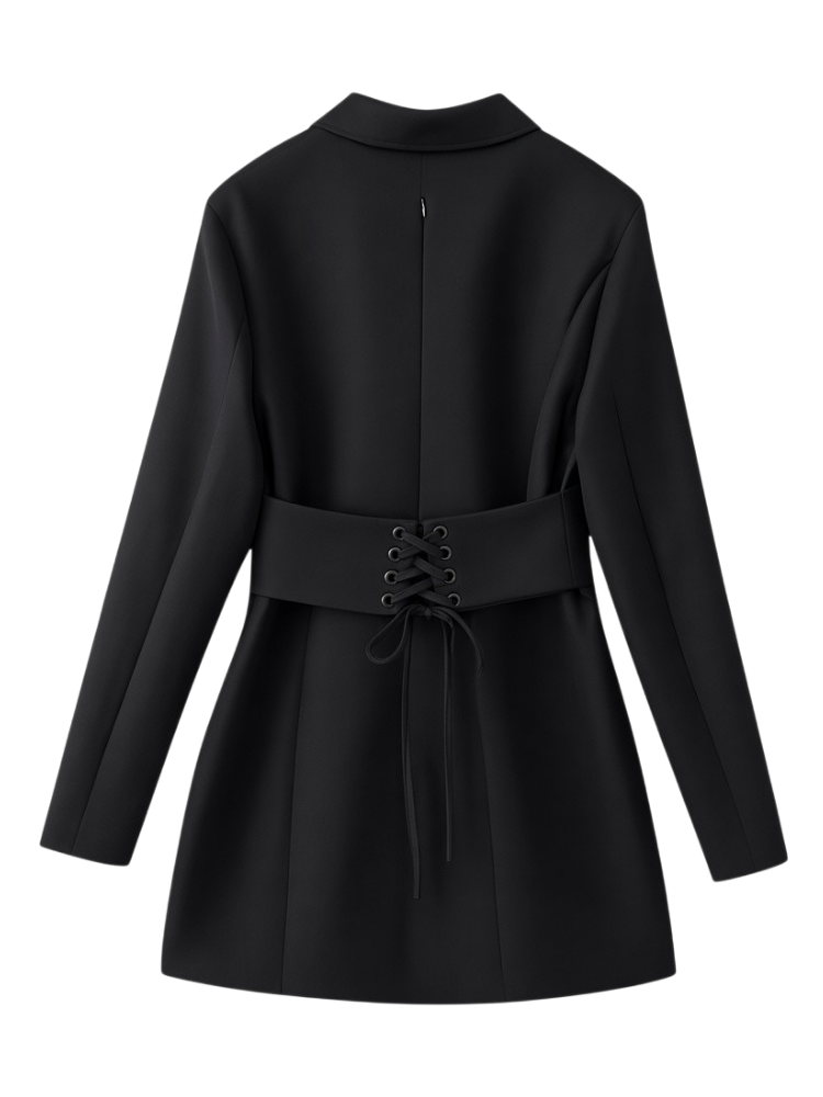 Sierre – Tailored Corset-Waist A-Line Mini Dress