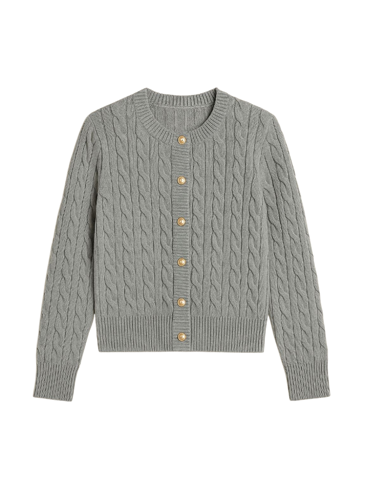 Elva - Cable-Knit Cardigan