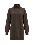 Sierra – High-Neck Knit Sweater Dress