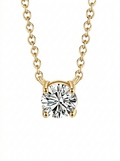 Aurelle – Solitaire Zircon Necklace