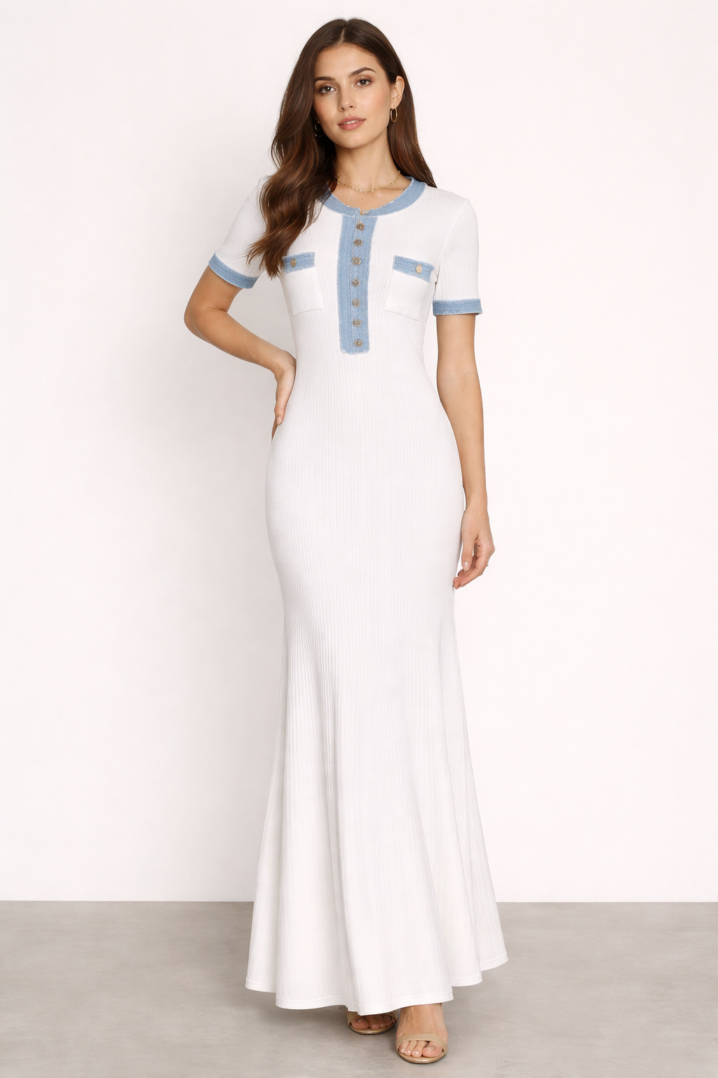 Celestine – Knit Bodycon Maxi Dress