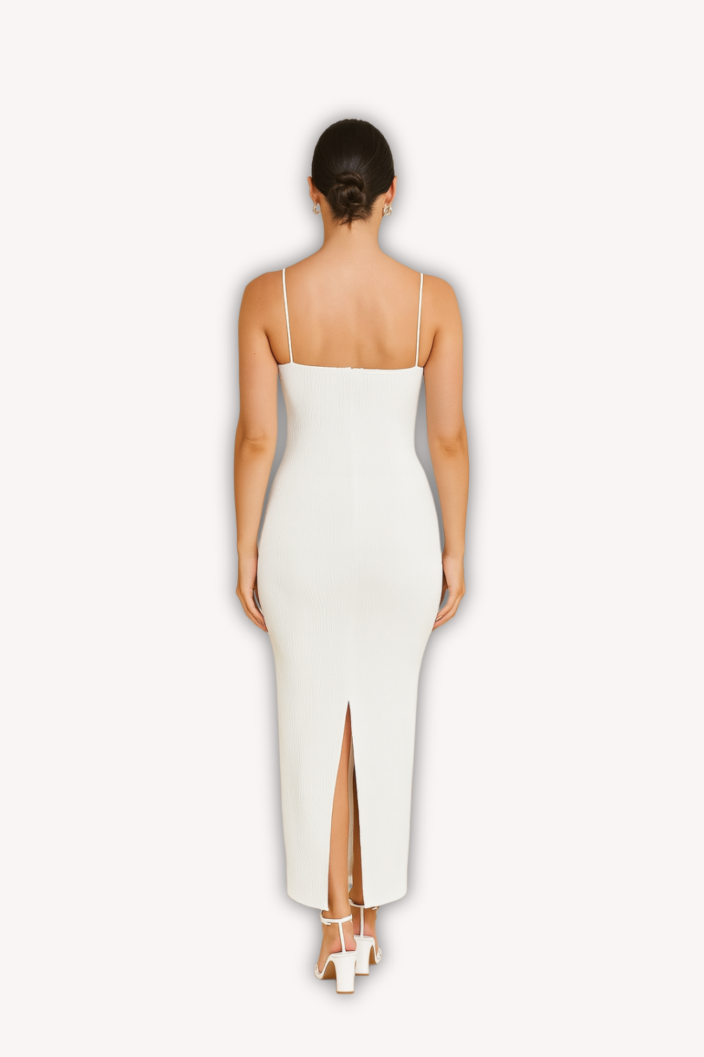 Mireya – Ruched Bodycon Split Dress