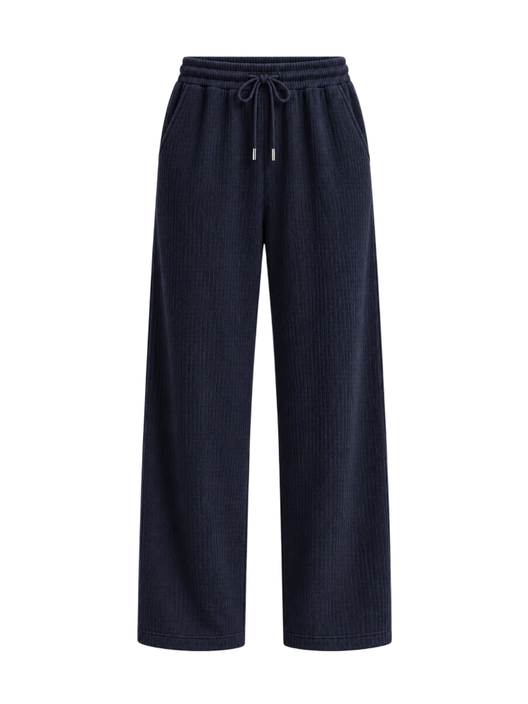 Lorenzo – Ribbed Jacquard Relaxed Trousers