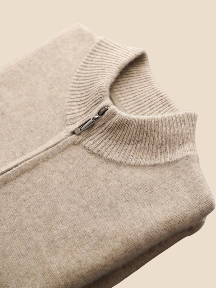 Oro - Merino Zip Cardigan