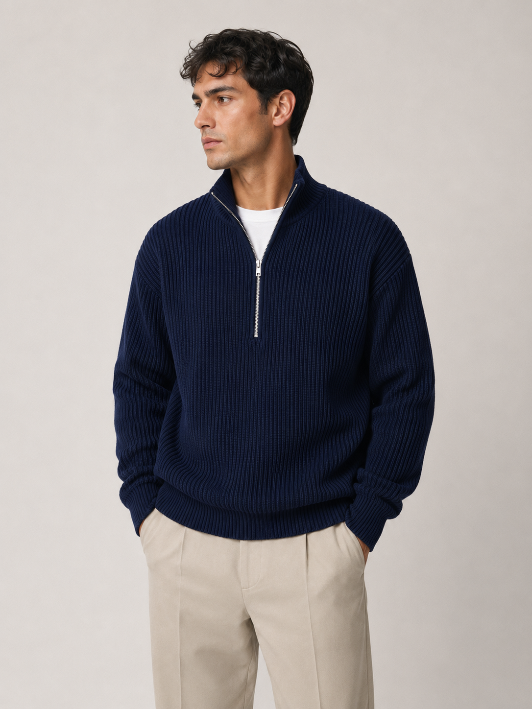 Tempo - Half-Zip Knit Sweater