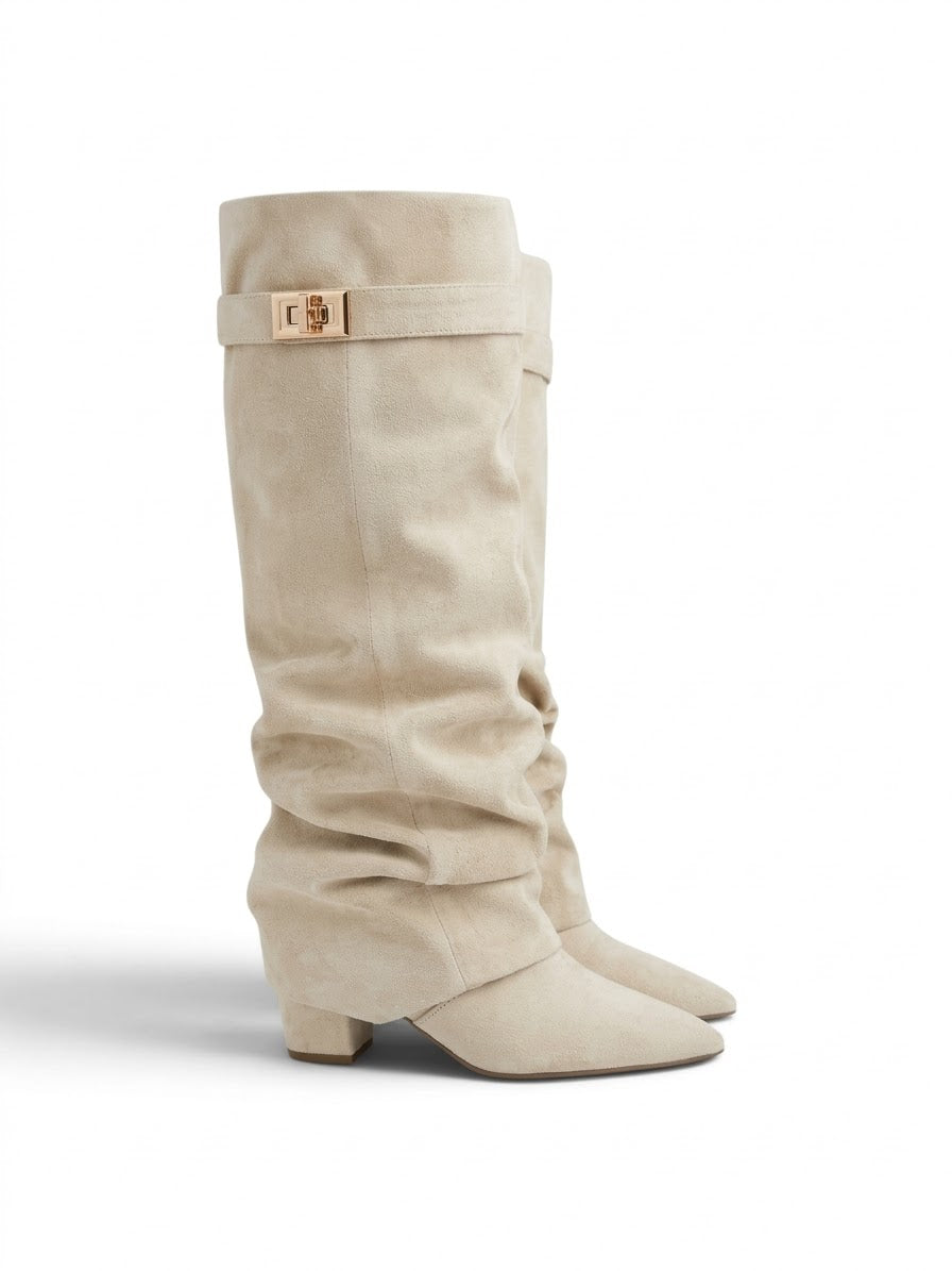 Morano – Slouchy Suede Knee-High Boots