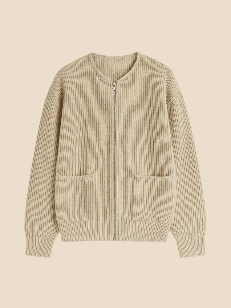 Harlow – Zip-Up Cardigan