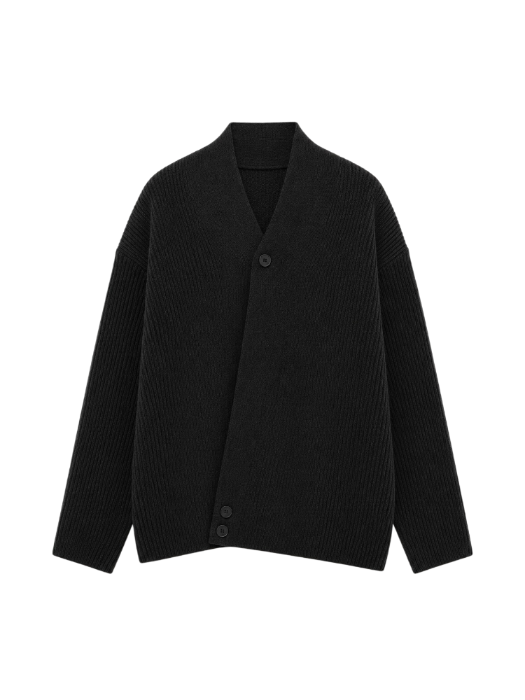Clara – Asymmetric Knit Cardigan