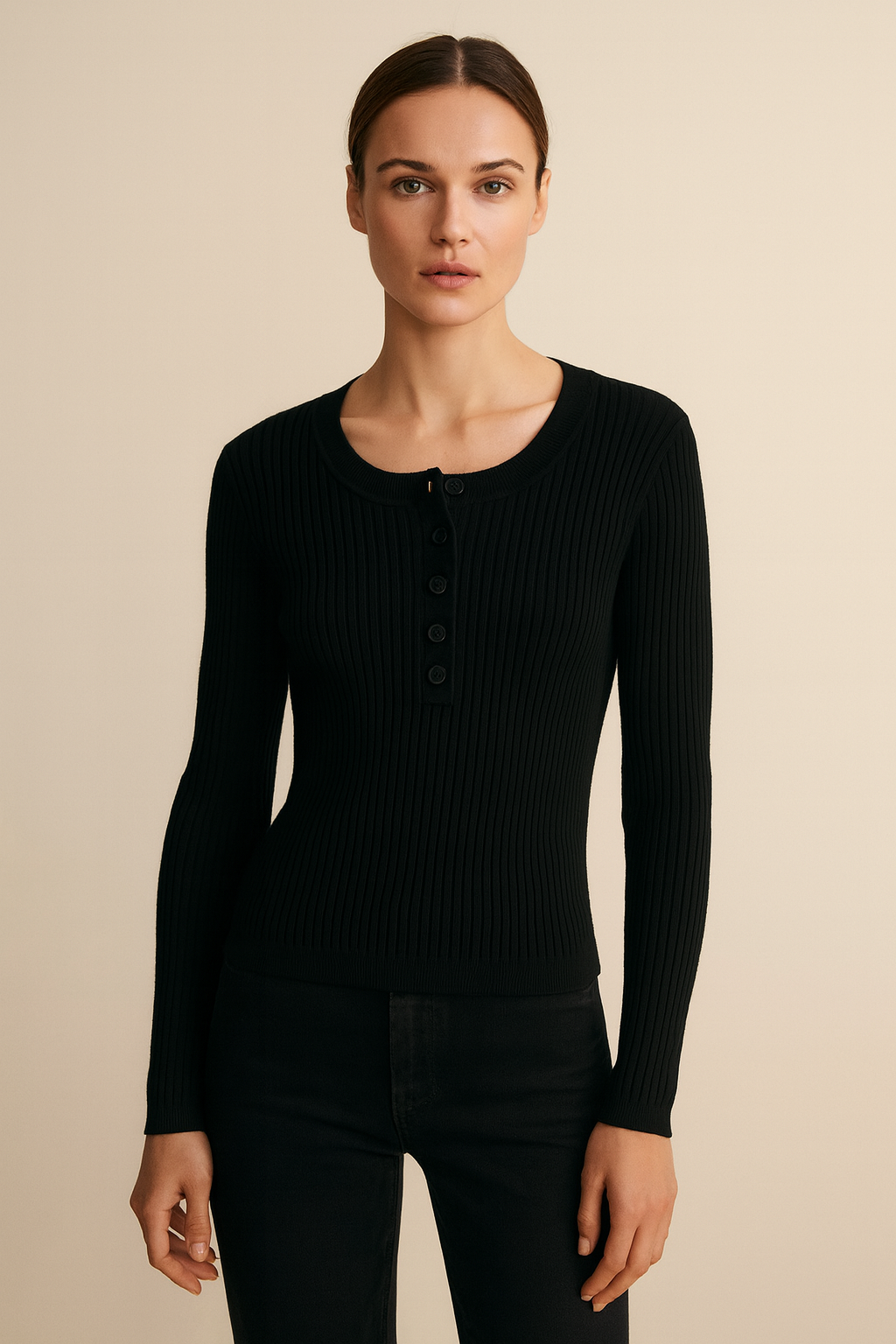 Maia - Button-Knit Sweater