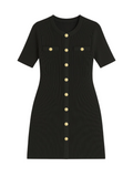 Vera – Ribbed Knit Mini Dress
