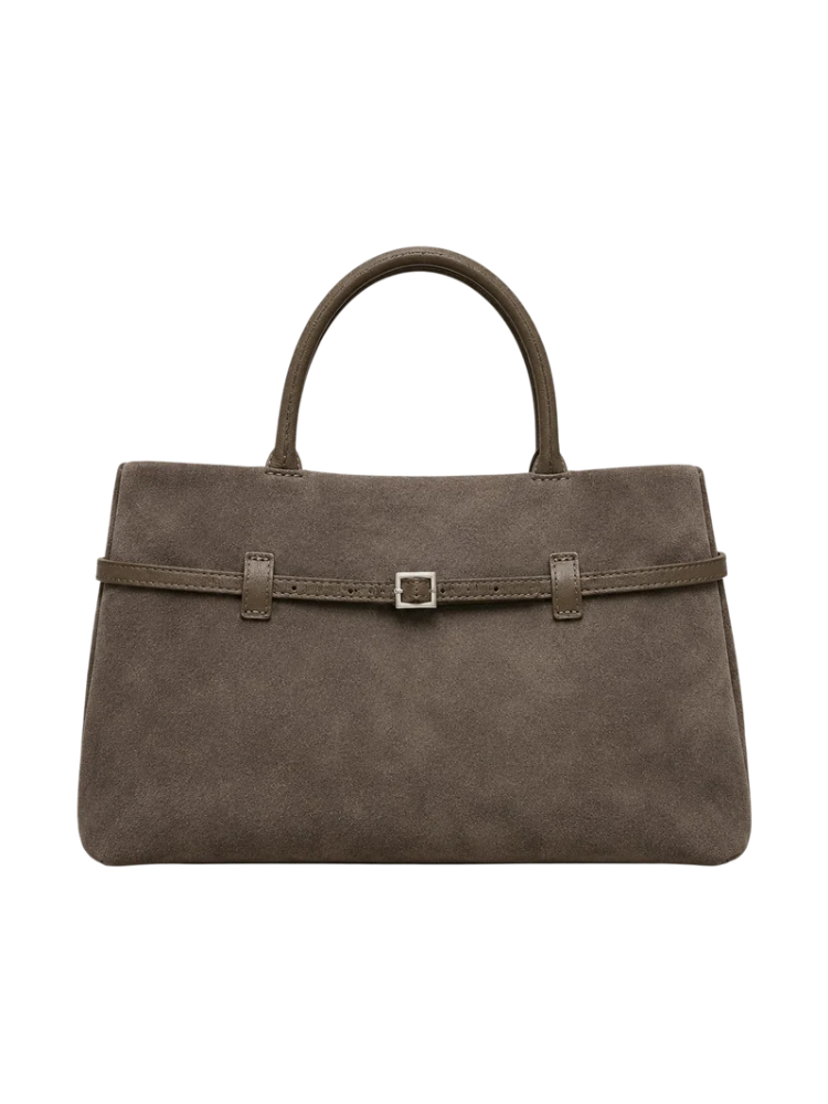 Valentina – Suede Leather Tote Bag