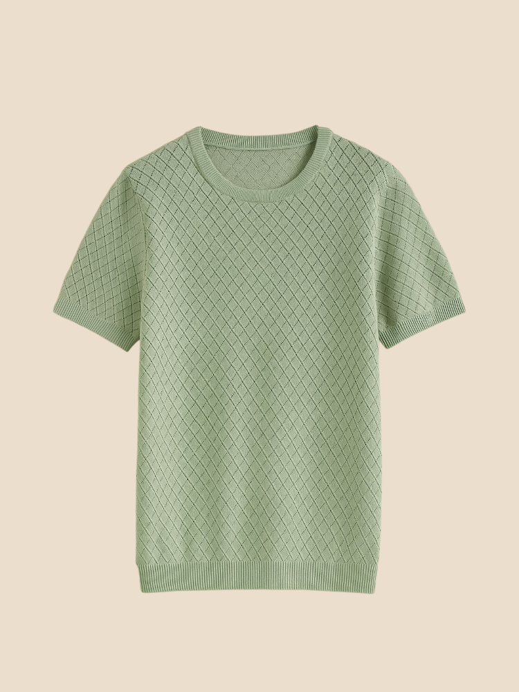 Verde – Diamond Knit T-Shirt