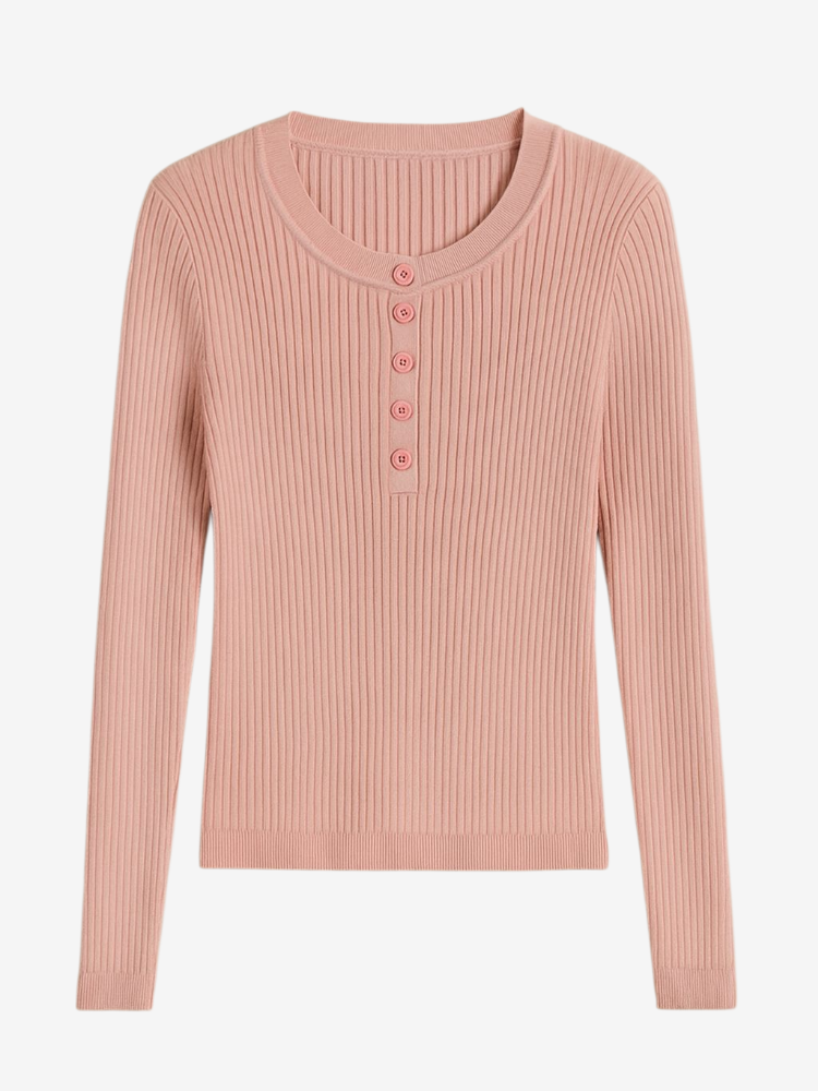 Maia - Button-Knit Sweater