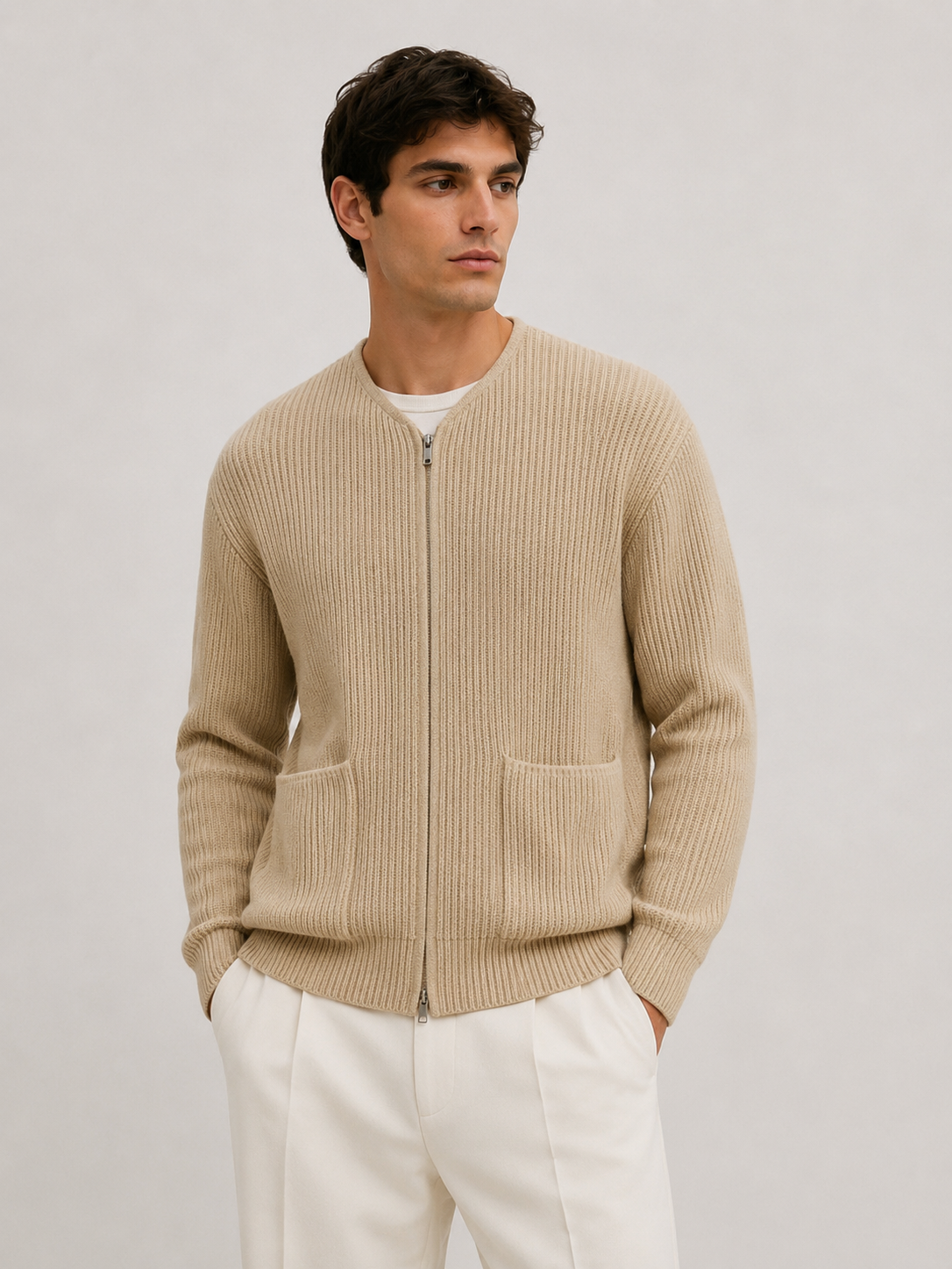 Harlow – Zip-Up Cardigan