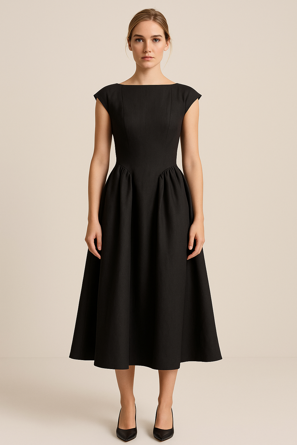 Cleo - Backless Midi Dress