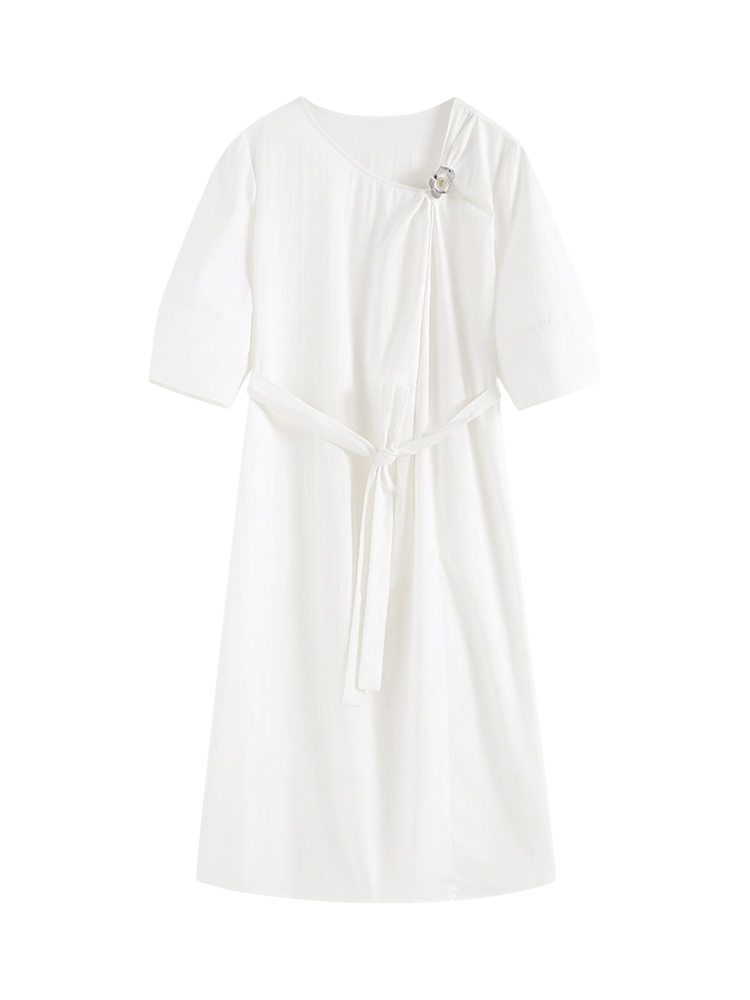 Mio - Asymmetrical Midi Dress