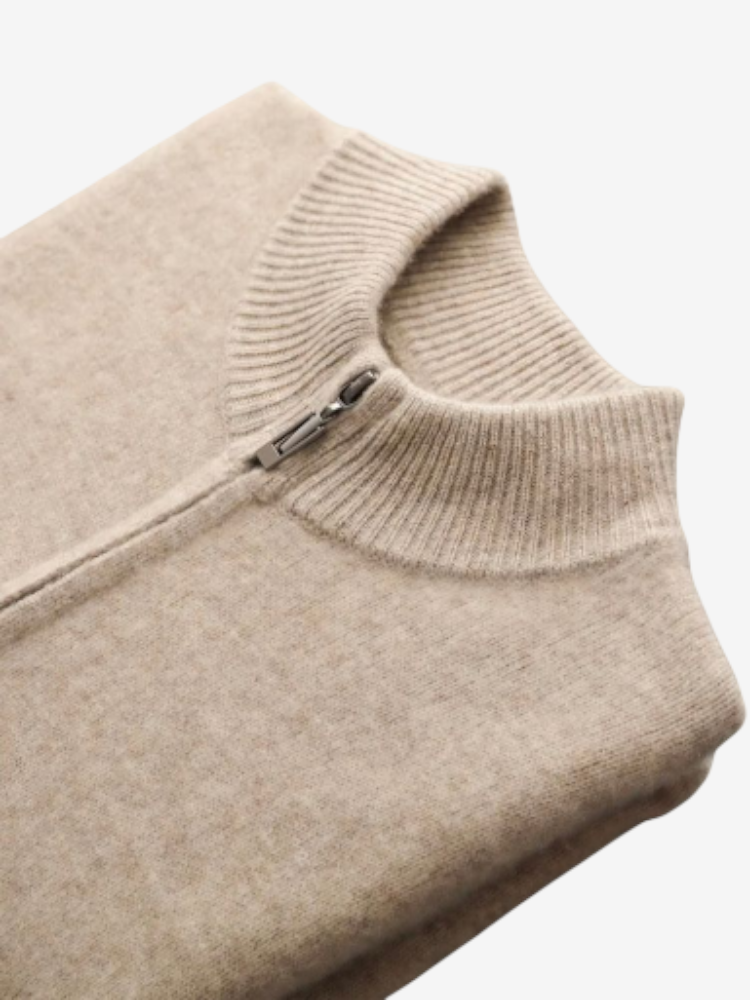 Oro - Merino Zip Cardigan